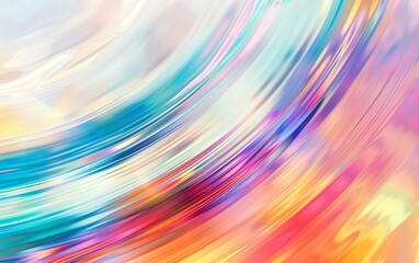 Obraz premium Y2K millenium 2000s era CD texture, retro futurism, nostalgia, holographic surrealism, futuristic design banner, ethereal background, calming, relaxing, melodic, peaceful, harmonious, tranquil rhythms