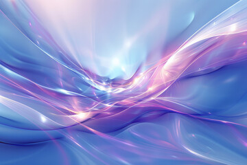 Abstract flowing shapeless transparent background with light effect	