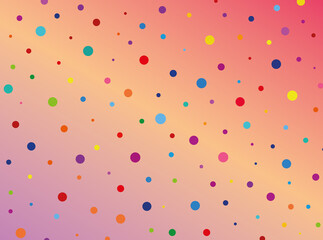 background with confetti
