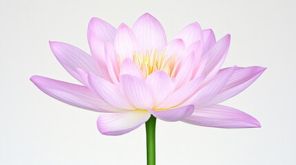 Fototapeta premium Elegant lotus blossom a symbol of beauty and serenity in nature's palette
