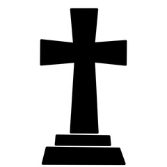 Tombstone. Ancient Halloween graveyard tombstones and grave crosses