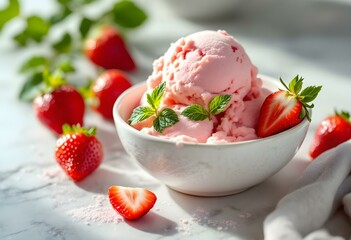 strawberry ice cream
