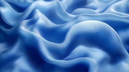 Obraz premium Abstract Blue Wavy Background