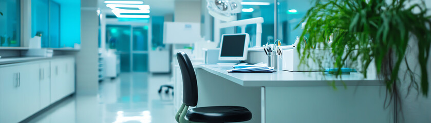 Modern medical office space a sleek and functional design for optimal patient care and administrative efficiency in healthcare settings