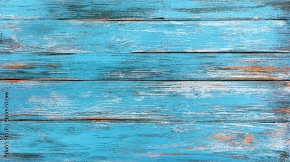 Poster light blue weathered wooden texture with a painted teal rustic finish ideal for abstract designs in 
