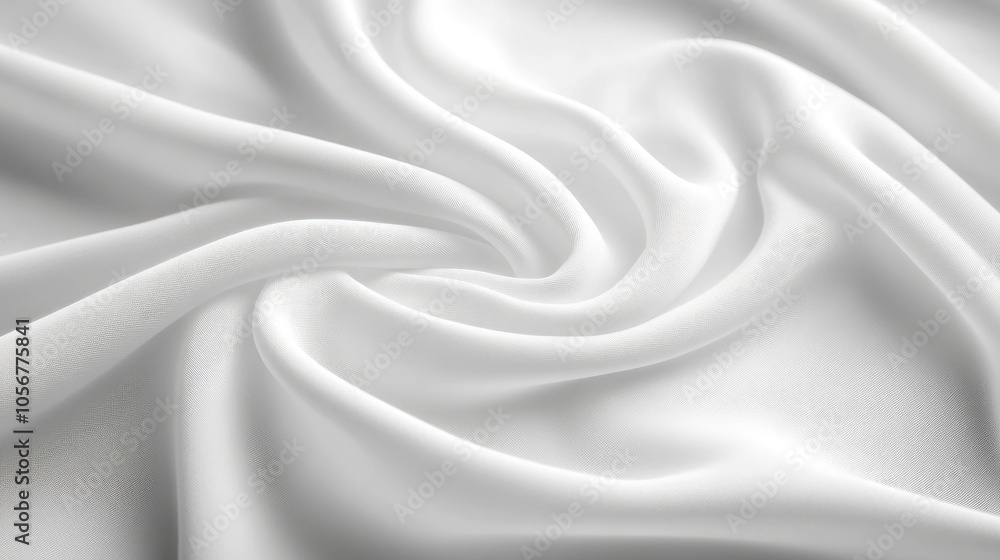 Poster elegantly smooth and soft white fabric texture background