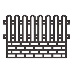 fence line icon