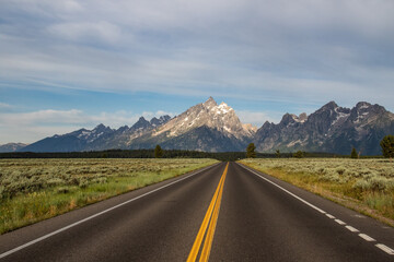 Road to Grand Teton