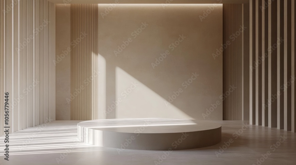 Poster Minimalist abstract backdrop for showcasing products