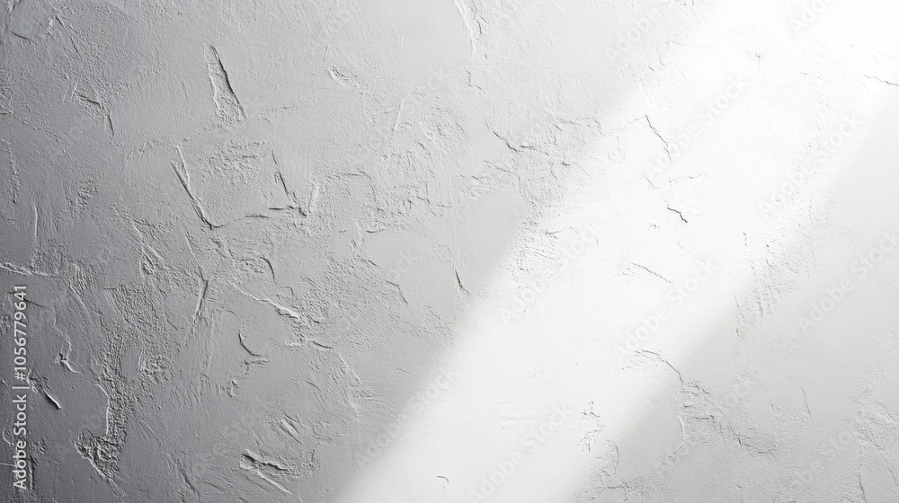 Aufkleber Abstract white wall background design suitable for artistic textures presentation layouts or web design use