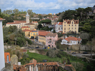 A view of Sintra village in Portugal