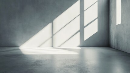 Fototapeta premium Abstract grey background in a clean studio environment ideal for showcasing or creating montages of your products