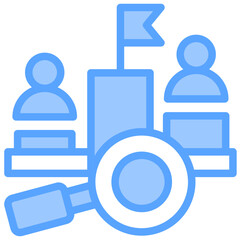 Obraz premium Competitive Landscape Icon