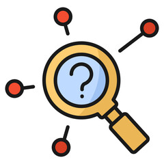 Root Cause Icon Element For Design