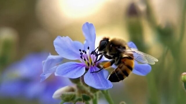 honey bees are looking for honey, very cool
