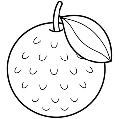 illustration of an breadfruit