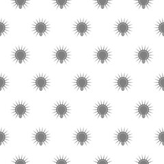 Idea seamless pattern business concept isolated on white background