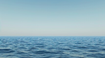 Obraz premium The captivating combination of a blue sky with fluffy white clouds, the vast expanse of the sea, and the vibrant green plants, enjoy the tranquility of nature.Generative AI