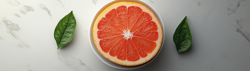 Sliced Grapefruit in a Bowl, Top View, Vitamin C Rich, Immune Boost, Refreshing, Healthy Snack, Citrus Fruit, Juicy, Delicious, Healthy Eating, Antioxidant, Food Photography, Fruit Bowl, Summer