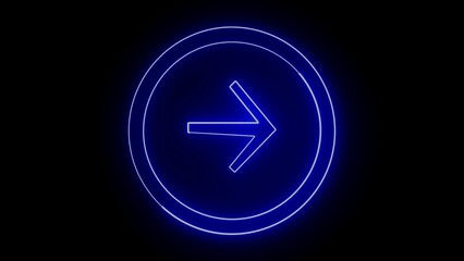neon arrow icon