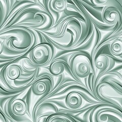seamless pattern of abstract swirling shapes that blend seamlessly into a gradient background