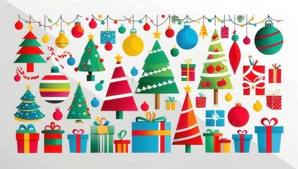 christmas tree with gifts