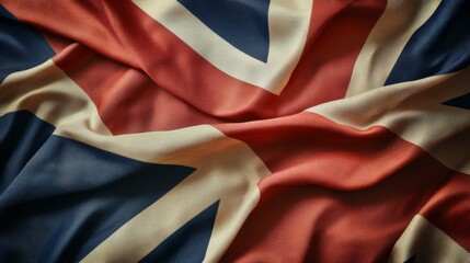 Blank space around a folded flag for Armistice Day text overlays.