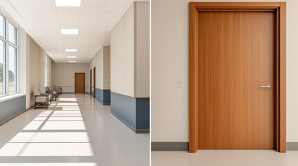 Patient discussion area in a sophisticated clinic