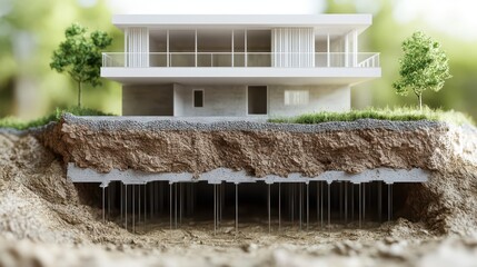 Modern House Foundation Reveal