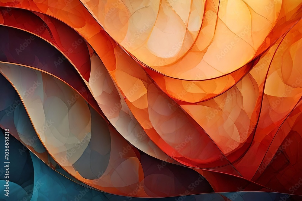 Poster abstract background a creative background with abstract shapes a