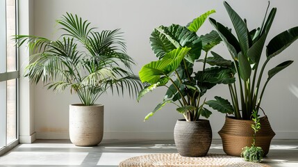 Fototapeta premium Clean and stylish plant decoration