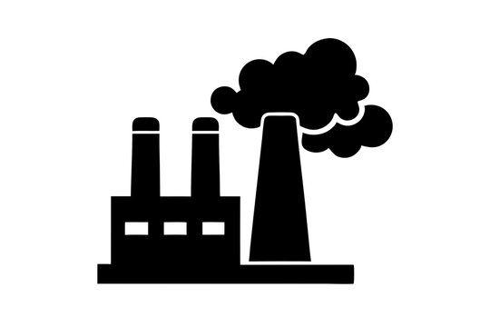 recommend clip art: Air Pollution glyph | isolated vector silhouette illustration on white background