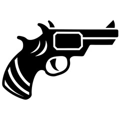 gun silhouette  vector