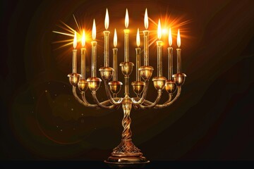 Fototapeta premium Menorah