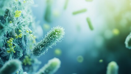 Intricate Microorganism Structure