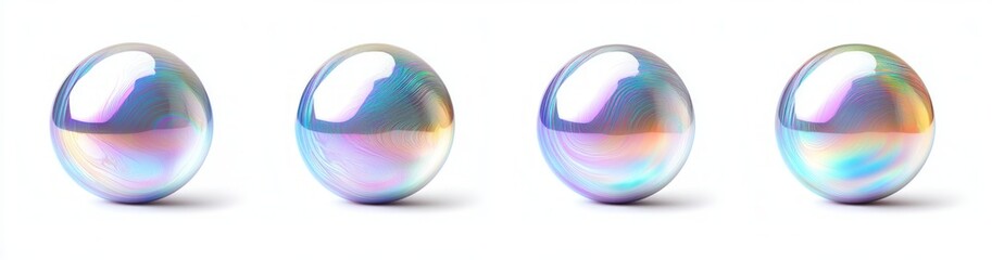 Colorful Irridescent Spheres