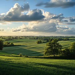 Image of Rural landscapes in England printed on Printed Glass Splashbacks