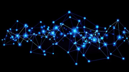 Abstract and technical visualization of natural language processing systems featuring data flows neural networks and language patterns Clean modern tech aesthetics