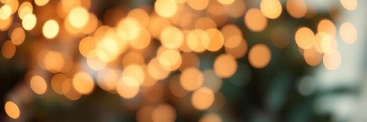 Fototapeta premium Abstract Christmas background featuring twinkling lights and bokeh effects, light, atmosphere, abstract