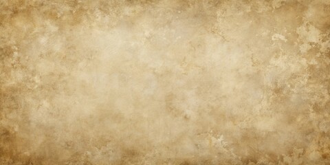 Fototapeta premium Aged parchment texture with a mix of brown and beige tones and subtle creases on a neutral grayish-brown background, earthy, aged, worn, old book pages