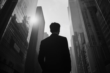 Fototapeta premium Urban Businessman