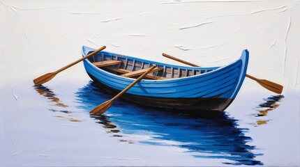 Obraz premium boat on the river