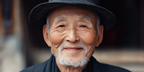 Wise Old Asian Man