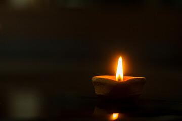 Decorate with Diwali Lamps for a Warm Glow