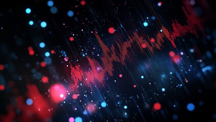Obraz premium Cryptocurrency Market Trends - Dynamic Data Visualization