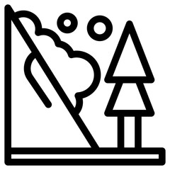 Avalanche icon of winter