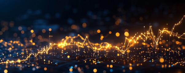 Obraz premium Dynamic Business Graph Visualization