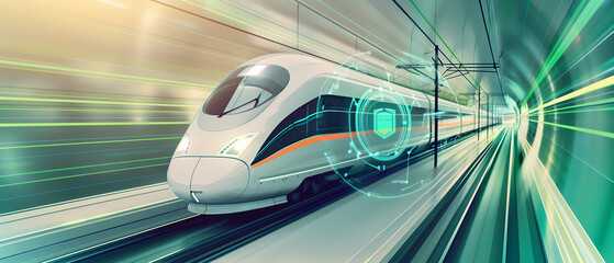 Digital Security for High-Speed Rail, Protecting Data in Modern Railway Systems, Cyber Defense Solutions
