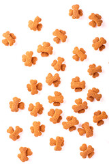 PNG Two milk bone flavor mini dog biscuit food white background confectionery,Dog biscuit, biscuits isolated on white png background