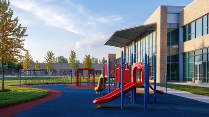 Modern School Playground